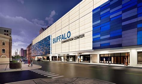 Buffalo convention center - Meeting space: 111,000 sq. ft. Buffalo Niagara Convention Center is conveniently located in the heart of Downtown Buffalo. With over 110,000 square feet of flexible meeting and exhibit space, we can accommodate meetings…. Select venue. The Westin Buffalo. Guest rooms: 115. Meeting space: 8,052 sq. ft.